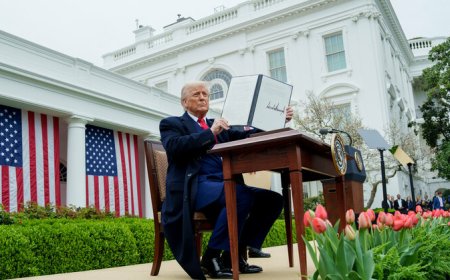 ട്രംപിന്റെ താരിഫ് യുദ്ധം: ബ്രിട്ടനടക്കം ആഗോള വിപണിയിൽ പ്രതിസന്ധി