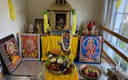 ഇംഗ്ലണ്ടിലെ കെന്റ് അയ്യപ്പ ക്ഷേത്രത്തിലും ഹിന്ദു സമാജത്തിലും സംയുക്തമായി നടത്തിയ വിഷു ആഘോഷം വർണ്ണാഭമായി