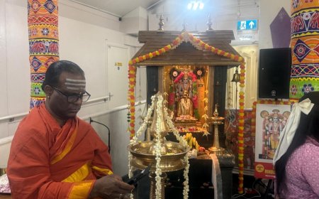 ലണ്ടനിൽ വിഷു വിളക്ക് സന്ധ്യ ഭക്തിനിർഭരമായി സമാപിച്ചു