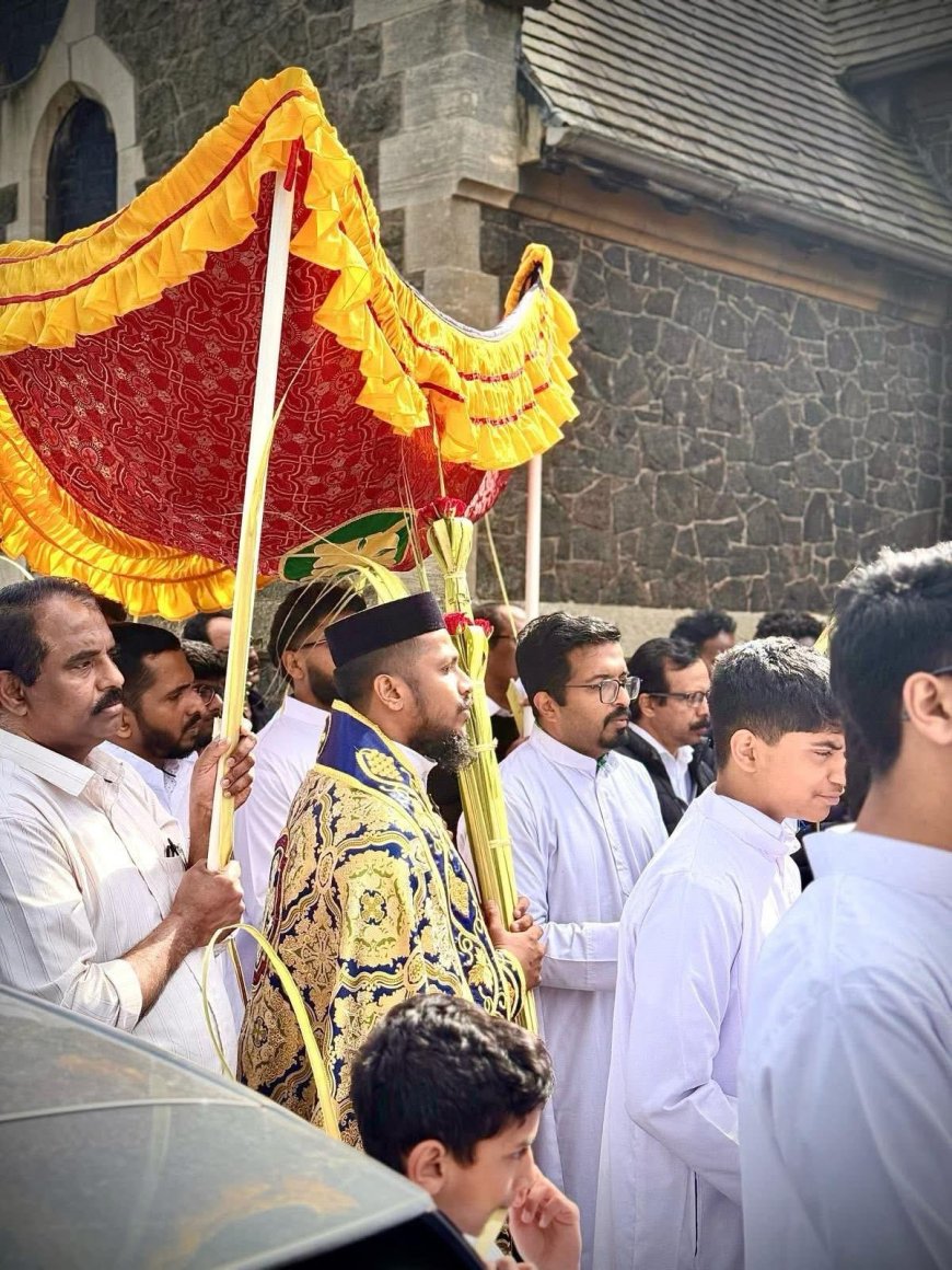 ലെയ്‌സെസ്റ്റർ സെന്റ് ജോർജ് ഇന്ത്യൻ ഓർത്തഡോക്സ് പള്ളിയിൽ ഓശാന ശുശ്രൂഷ നടന്നു