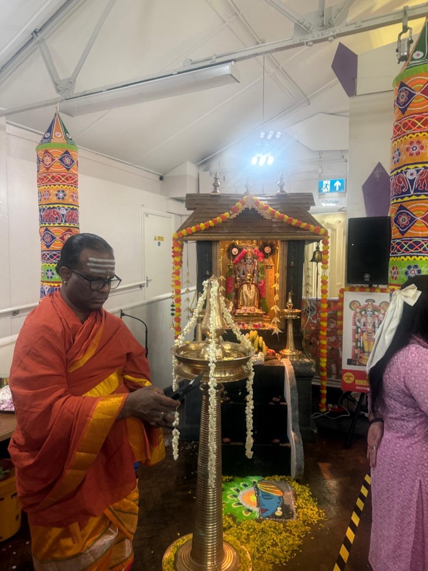 ലണ്ടനിൽ വിഷു വിളക്ക് സന്ധ്യ ഭക്തിനിർഭരമായി സമാപിച്ചു