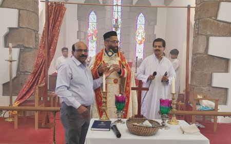 ഡോക്ടറേറ്റ് നേടിയ ഫാദർ സജീ സി ജോണിന് ഗ്ലാസ്ഗോ സെന്റ് ഗ്രിഗോറിയോസ് ഓർത്തഡോക്സ് ഇടവകയുടെ ആദരം