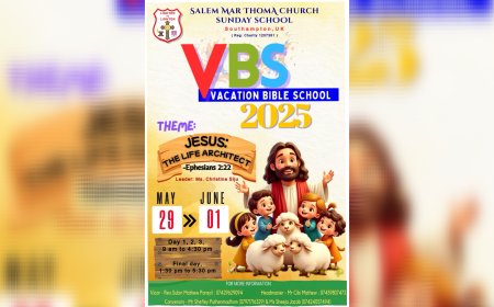 ആത്മീയതയുടെ മധുരം പങ്കുവെച്ച് സൗത്താംപ്ടൺ ശാലേം മാർത്തോമ ചർച്ച് വി.ബി.എസ്സിന് തുടക്കമാകുന്നു