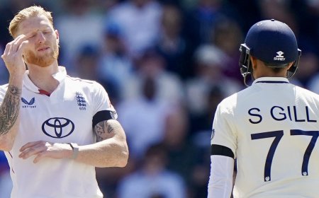 ഇന്ത്യ-ഇംഗ്ലണ്ട് രണ്ടാം ടെസ്റ്റ്: ഗില്ലിന്റെ സെഞ്ചുറിയിൽ ഇന്ത്യ ശക്തമായ നിലയിൽ