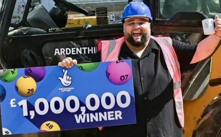 നോർവിച്ചിൽ ഫോർക്ക്ലിഫ്റ്റ് ഡ്രൈവർക്ക് ഒരു കോടി പൗണ്ടിന്റെ ലോട്ടറി: ജോലി ഉപേക്ഷിച്ച് പുതിയ ജീവിതം