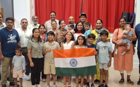 പോർട്സ്മൗത് മലയാളി അസോസിയേഷൻ 79-ാം സ്വാതന്ത്ര്യദിനം ആഘോഷിച്ചു