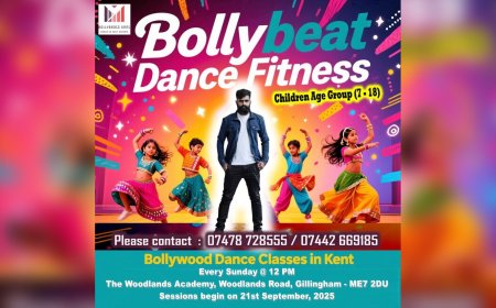 കെന്റിലെ ജില്ലിങ്ങമിൽ കുട്ടികൾക്കായി ബോളിവുഡ് ഡാൻസ് ക്ലാസുകൾ ആരംഭിക്കുന്നു