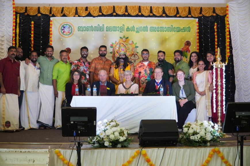 ചെണ്ടമേളത്തിന്റെ താളവും തിരുവാതിരയും ടിനി ടോമിന്റെ കോമഡി മ്യൂസിക് നൈറ്റും: ബാൺസ്‌ലി മലയാളികളുടെ ഓണാഘോഷം അവിസ്മരണീയമായി