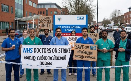യുകെയിൽ ഡോക്ടർമാരുടെ പണിമുടക്ക്; എൻഎച്ച്എസ് വീണ്ടും പ്രതിസന്ധിയിലേക്ക്