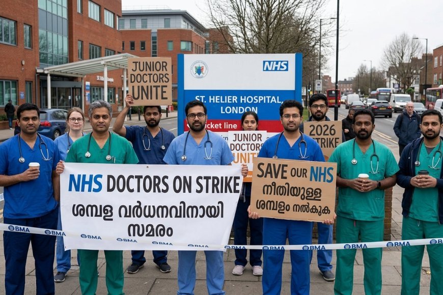 യുകെയിൽ ഡോക്ടർമാരുടെ പണിമുടക്ക്; എൻഎച്ച്എസ് വീണ്ടും പ്രതിസന്ധിയിലേക്ക്