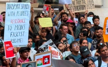 സിജെപി സമരത്തിന് പിന്തുണ; യുകെയിലെ നഗരങ്ങളിൽ ഇന്ത്യൻ വിദ്യാർഥികളുടെ പ്രതിഷേധം