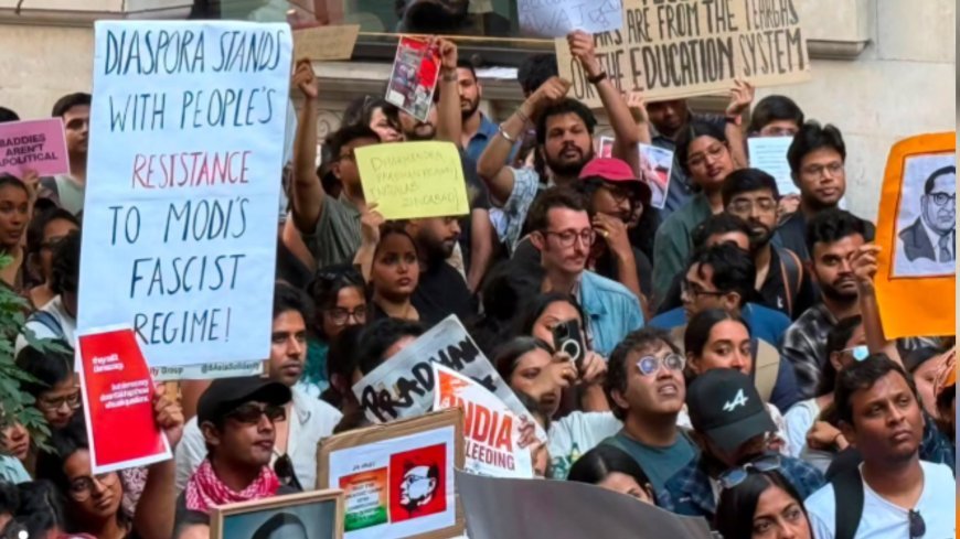 സിജെപി സമരത്തിന് പിന്തുണ; യുകെയിലെ നഗരങ്ങളിൽ ഇന്ത്യൻ വിദ്യാർഥികളുടെ പ്രതിഷേധം