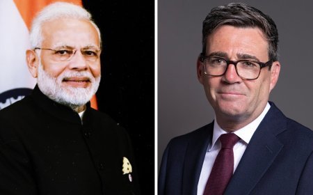 യുകെ–ഇന്ത്യ ബന്ധം കൂടുതൽ ശക്തമാക്കും; ആദ്യ ഫോൺ സംഭാഷണത്തിൽ ബേൺഹാമും മോദിയും