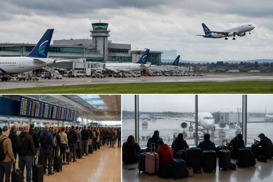 14 മണിക്കൂർ റൺവേ അടച്ചതിനെ തുടർന്ന് Bristol Airport-ൽ യാത്രാ കുഴപ്പം; സർവീസുകൾ പുനരാരംഭിച്ചെങ്കിലും വൈകിപ്പുകൾ തുടരുന്നു