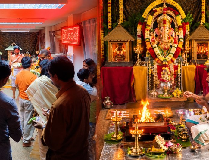 കെന്റ് അയ്യപ്പ ക്ഷേത്രത്തിൽ വിനായക ചതുർത്ഥി പ്രത്യേക പൂജകൾ ഭക്തിസാന്ദ്രമായി നടത്തപ്പെട്ടു.