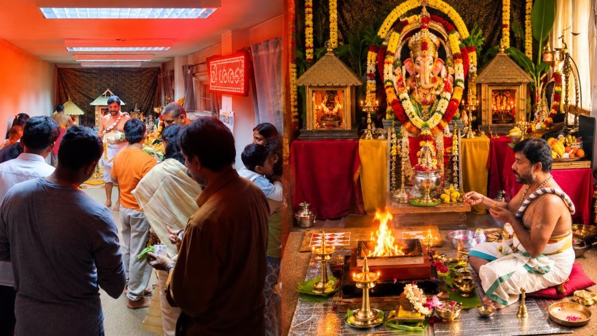 കെന്റ് അയ്യപ്പ ക്ഷേത്രത്തിൽ വിനായക ചതുർത്ഥി പ്രത്യേക പൂജകൾ ഭക്തിസാന്ദ്രമായി നടത്തപ്പെട്ടു.